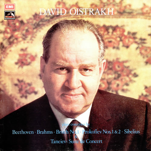 Cover David Oistrakh* - Beethoven*, Brahms*, Bruch*, Prokofiev*, Sibelius*, Taneiev* - Plays Concertos (Box, Comp + 5xLP, Comp) Schallplatten Ankauf