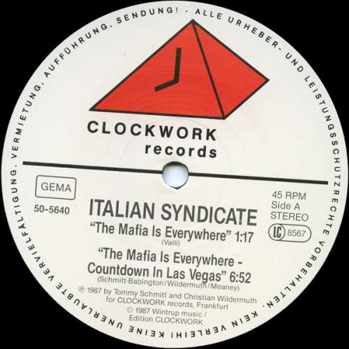 Cover Italian Syndicate - The Mafia Is Everywhere (12) Schallplatten Ankauf
