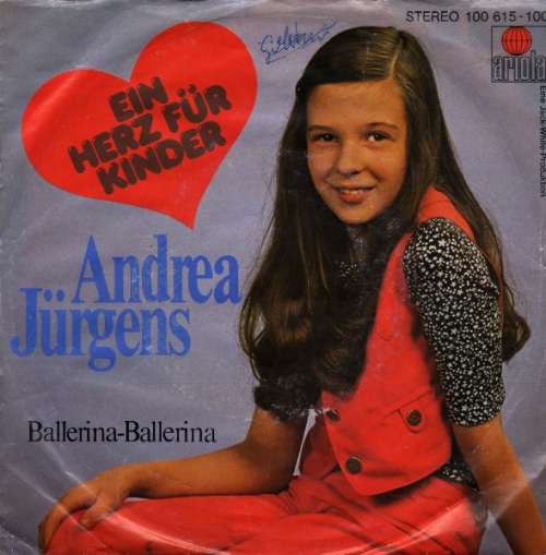 Cover Andrea Jürgens - Ein Herz Für Kinder (7, Single) Schallplatten Ankauf