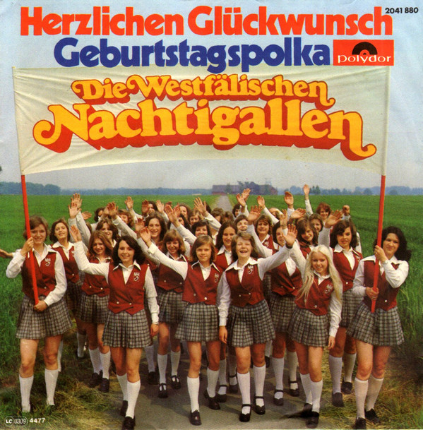 Cover Die Westfälischen Nachtigallen - Herzlichen Glückwunsch / Geburtstagspolka (7, Single) Schallplatten Ankauf