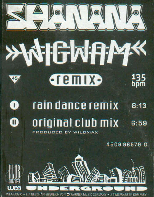 Cover Shanana - Wigwam (Remix) (12) Schallplatten Ankauf
