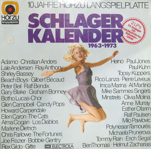 Cover Various - Schlager Kalender 1963-1973 (2xLP, Comp) Schallplatten Ankauf