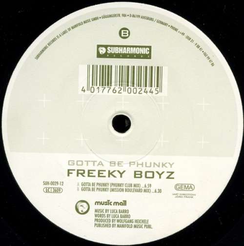 Cover Freeky Boyz - Gotta Be Phunky (12) Schallplatten Ankauf