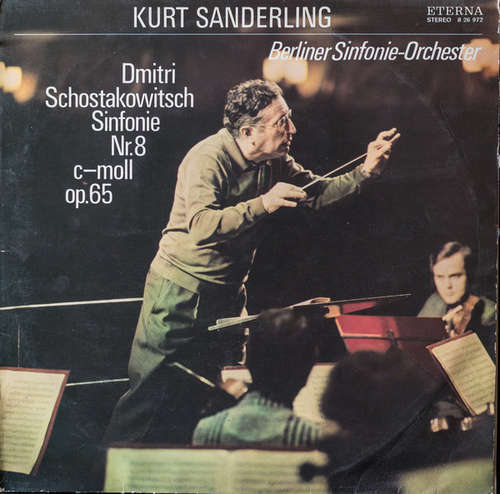 Cover Dmitri Shostakowitsch* -- Berliner Sinfonie Orchester, Kurt Sanderling - Sinfonie Nr.8 C-Moll Op.65 (LP) Schallplatten Ankauf