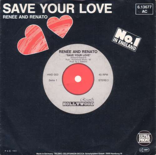 Cover Renée And Renato* - Save Your Love (7, Single) Schallplatten Ankauf