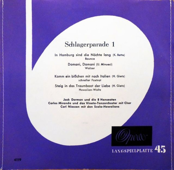 Bild Various - Schlagerparade 1 (7, EP, Club) Schallplatten Ankauf