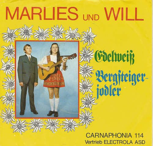 Cover Marlies Und Will - Edelweiss (7, Single) Schallplatten Ankauf