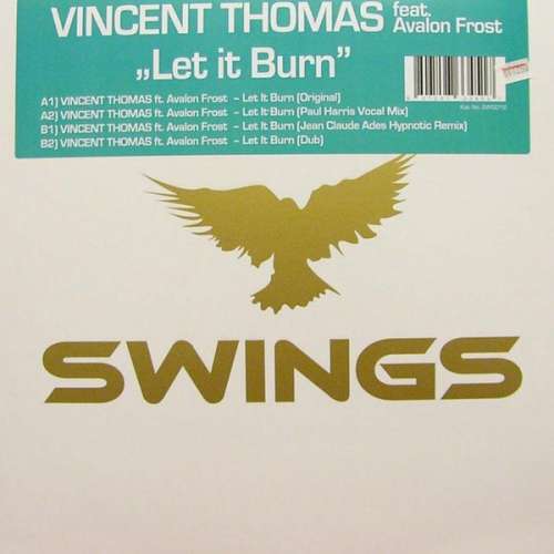 Cover Vincent Thomas Feat. Avalon Frost - Let It Burn (12) Schallplatten Ankauf