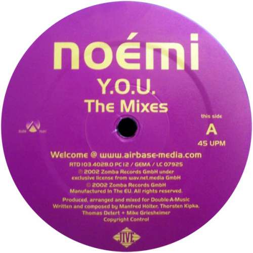 Cover Noémi - Y.O.U. (The Mixes) (12) Schallplatten Ankauf