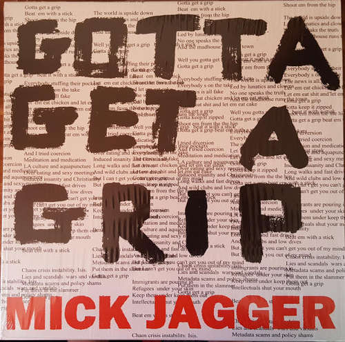 Cover Mick Jagger - Gotta Get A Grip / England Lost (12, Single, Ltd) Schallplatten Ankauf