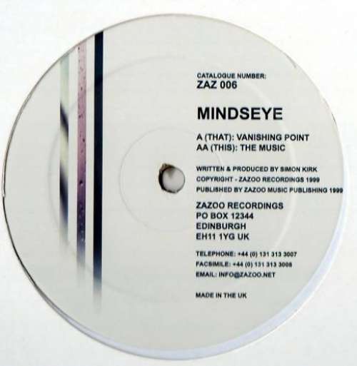 Cover Mindseye - Vanishing Point / The Music (12) Schallplatten Ankauf