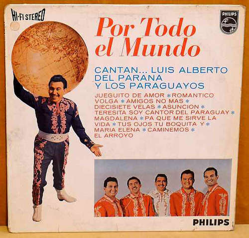 Cover Luis Alberto del Parana y Los Paraguayos - Por Todo El Mundo (LP) Schallplatten Ankauf