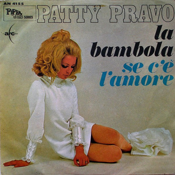 Cover Patty Pravo - La Bambola / Se C'È L'Amore (7, Single) Schallplatten Ankauf