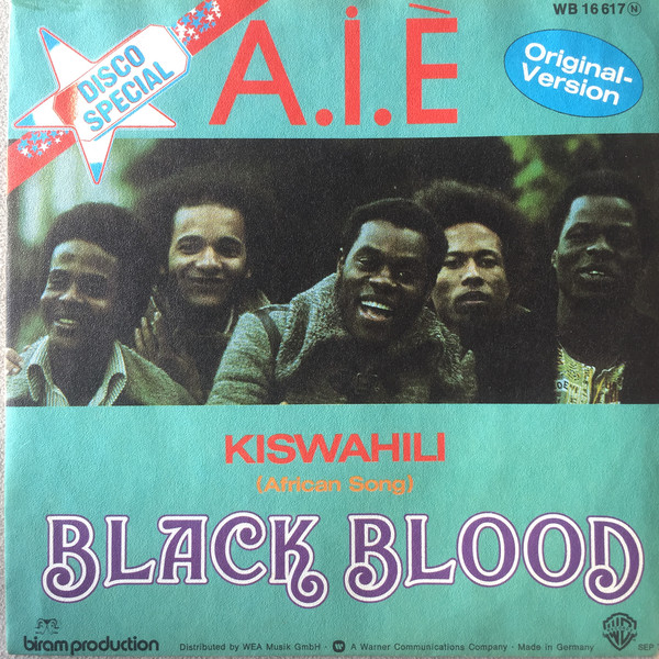Cover Black Blood (2) - A.I.È (7, Single) Schallplatten Ankauf