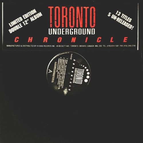 Cover Toronto Underground - Chronicle Schallplatten Ankauf