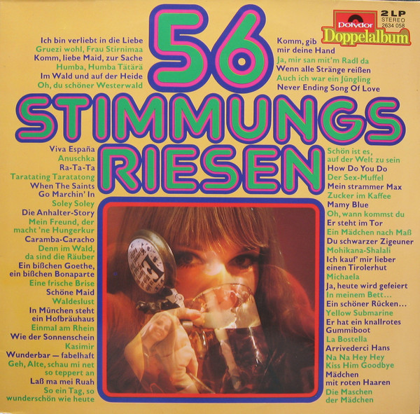 Cover Various - 56 Stimmungs Riesen (2xLP, Smplr) Schallplatten Ankauf