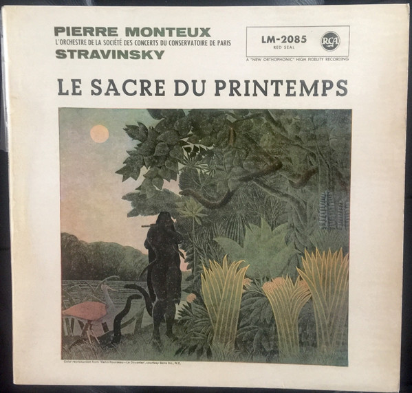 Cover Stravinsky* - Pierre Monteux, Paris Conservatoire Orchestra* - The Rite Of Spring = Le Sacre Du Printemps (LP, Album, Mono) Schallplatten Ankauf