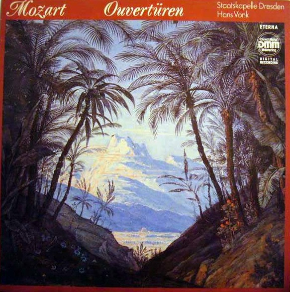 Cover Mozart* - Staatskapelle Dresden, Hans Vonk - Ouvertüren (LP) Schallplatten Ankauf