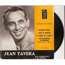 Cover Jean Tavera - Chants De Corse (7, EP) Schallplatten Ankauf