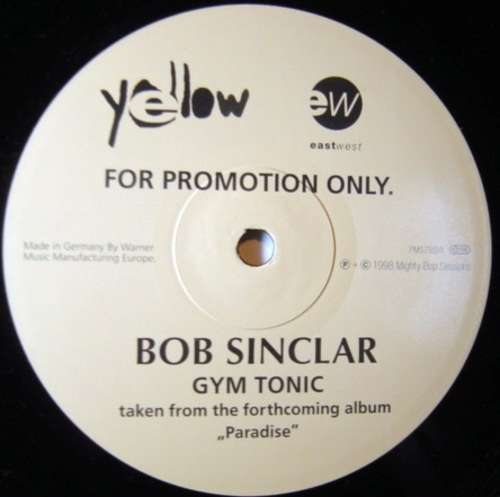 Cover Bob Sinclar - Gym Tonic (12, Promo) Schallplatten Ankauf