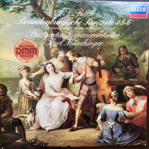 Cover Johann Sebastian Bach, Stuttgarter Kammerorchester, Karl Münchinger - Brandenburgische Konzerte Nr. 1-3-6 (LP, RE, RM, DMM) Schallplatten Ankauf