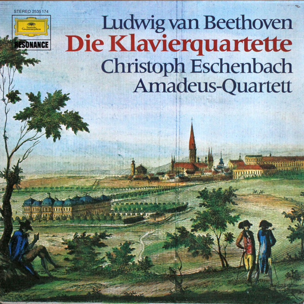 Cover Ludwig van Beethoven - Christoph Eschenbach, Amadeus-Quartett - Die Klavierquartette (LP, RE) Schallplatten Ankauf