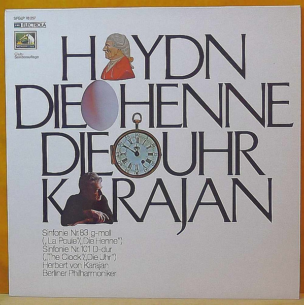 Bild Haydn*  -  Herbert von Karajan - Die Henne - Die Uhr (LP, Club) Schallplatten Ankauf