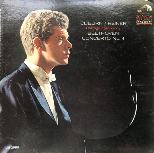 Cover Beethoven*, Cliburn* / Reiner*, Chicago Symphony* - Concerto No. 4 (LP, Album, Mono) Schallplatten Ankauf