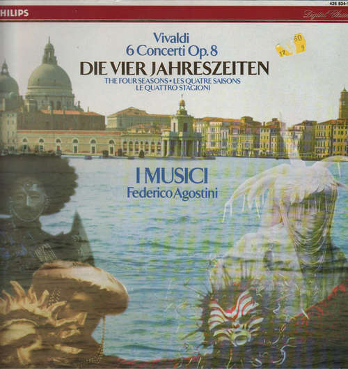 Cover Vivaldi*, I Musici, Federico Agostini - Die Vier Jahreszeiten - 6 Concerti Op. 8 (LP) Schallplatten Ankauf
