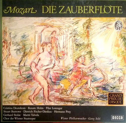 Cover Wolfgang Amadeus Mozart, Wiener Philharmoniker, Georg Solti - Die Zauberflöte (3xLP, RE + Box) Schallplatten Ankauf