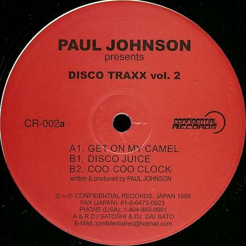 Cover Paul Johnson - Disco Traxx Vol. 2 (12) Schallplatten Ankauf