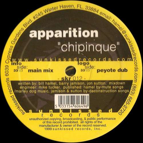 Cover Apparition - Chipinque (12) Schallplatten Ankauf