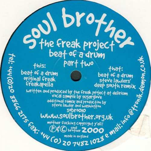 Bild Freak Project - Beat Of A Drum (Part Two) (10) Schallplatten Ankauf