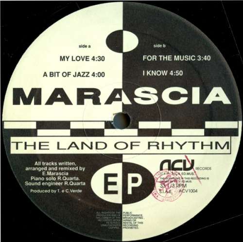 Cover Marascia - The Land Of Rhythm EP (12, EP) Schallplatten Ankauf