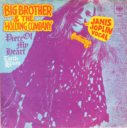 Cover Big Brother & The Holding Company Featuring Janis Joplin - Piece Of My Heart (7, Single) Schallplatten Ankauf