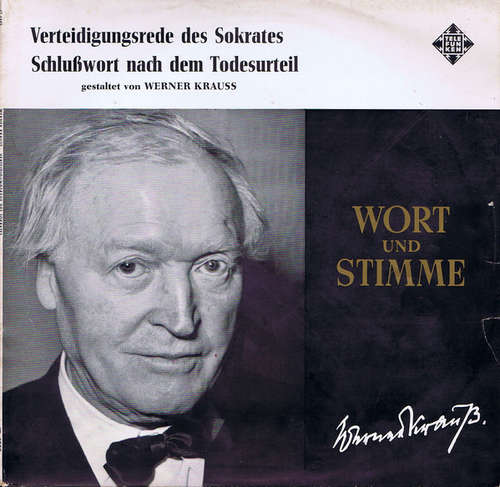 Cover Werner Krauss* - Verteidigungsrede des Sokrates / Schlußwort Nach Dem Todesurteil (LP) Schallplatten Ankauf