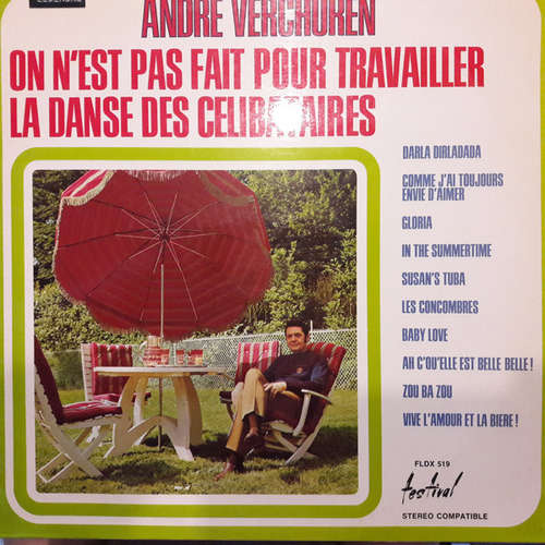 Cover André Verchuren - On Est Pas Fait Pour Travailler (LP, Album) Schallplatten Ankauf