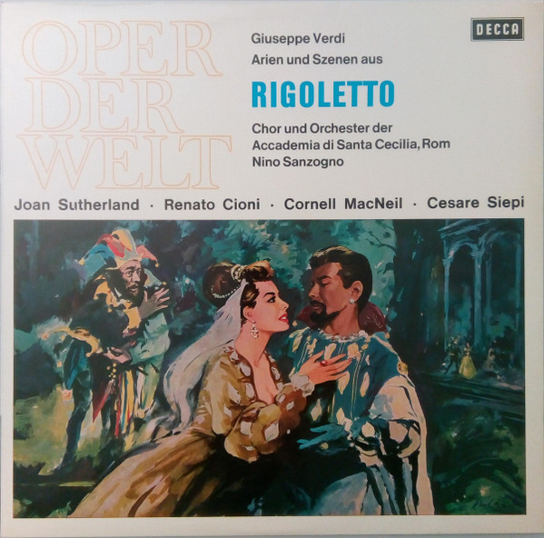 Cover Verdi*, Macneil*, Sutherland*, Cioni* - Rigoletto Highlights (LP, RE) Schallplatten Ankauf
