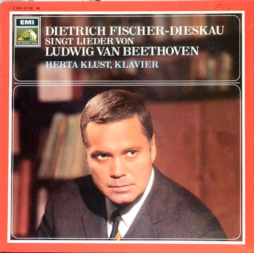 Cover Dietrich Fischer-Dieskau Singt Lieder Von  Ludwig van Beethoven , Klavier  Hertha Klust - Lieder (LP, Mono) Schallplatten Ankauf