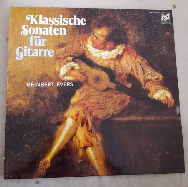Cover Reinbert Evers - Klassische Sonaten Für Gitarre (LP, Comp) Schallplatten Ankauf