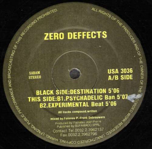 Cover Zero Deffects - Destination (12) Schallplatten Ankauf