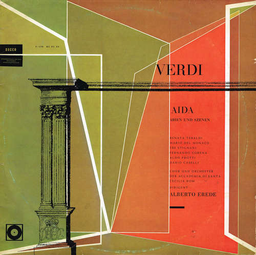 Cover Verdi*, Various, Alberto Erede - Aida: Arien Und Szenen (LP, S/Edition) Schallplatten Ankauf