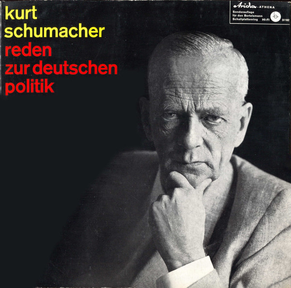 Bild Kurt Schumacher - Reden Zur Deutschen Politik (LP, Mono, Gat) Schallplatten Ankauf
