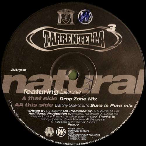 Cover Tarrentella 3* featuring Liianne - Natural (12) Schallplatten Ankauf