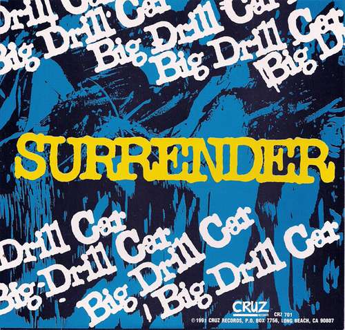 Cover Big Drill Car / Chemical People - Surrender / Getaway (7, Single, Yel) Schallplatten Ankauf
