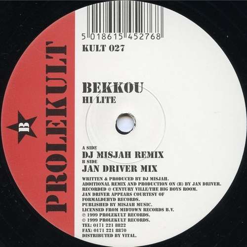 Cover Bekkou - Hi Lite (12) Schallplatten Ankauf