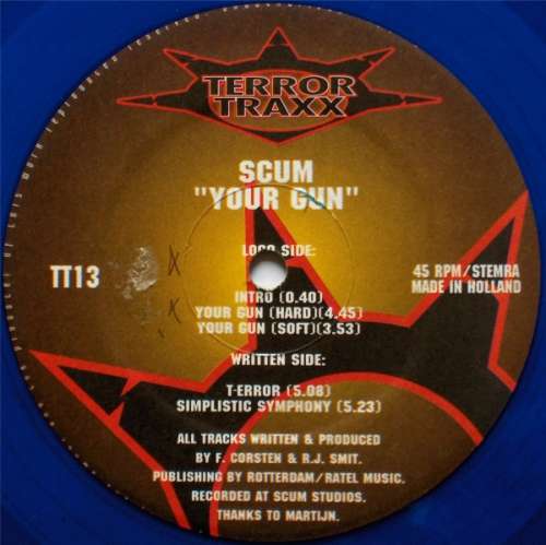 Cover Scum - Your Gun (12, Blu) Schallplatten Ankauf