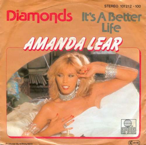 Cover Amanda Lear - Diamonds (7, Single) Schallplatten Ankauf