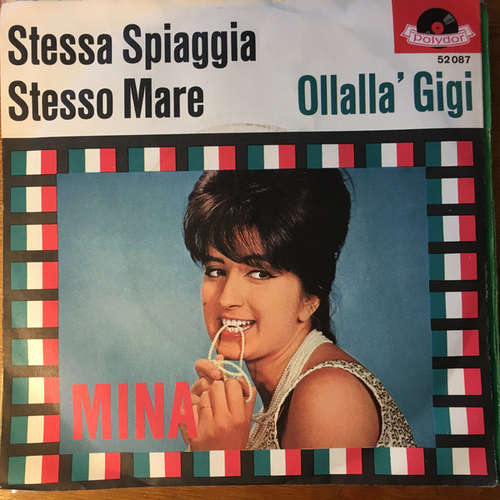 Cover Mina (3) - Stessa Spiaggia Stesso Mare (7, Mono) Schallplatten Ankauf