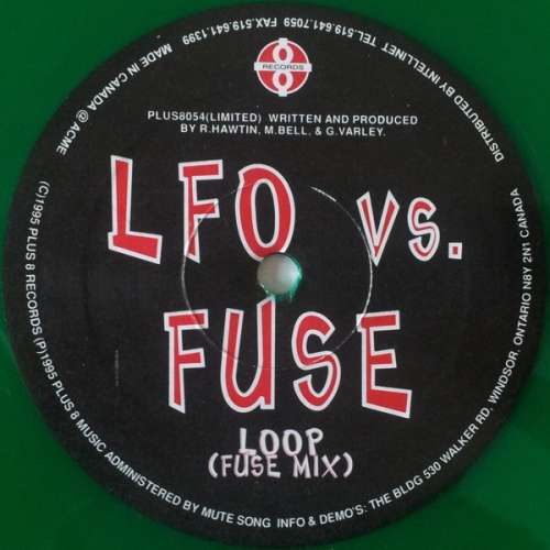 Cover LFO vs. FUSE* - Loop (12, S/Sided, Ltd, Gre) Schallplatten Ankauf